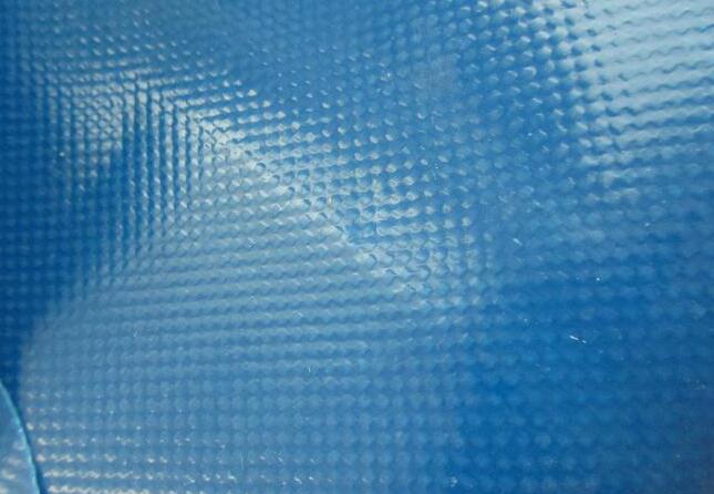 PVC tarpaulin fabric blue