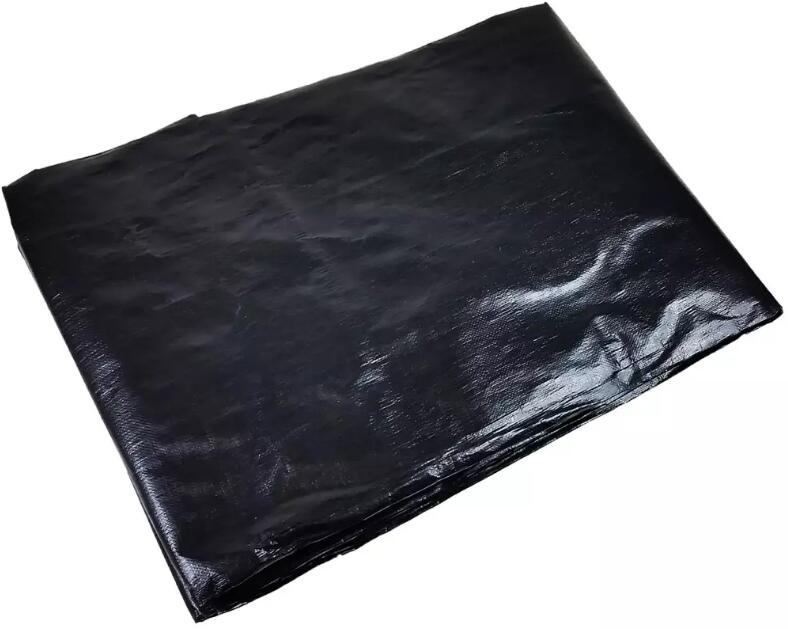black waterproof tarpauli
